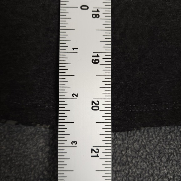 Prana Long Sleeve Geometric Print Top Charcoal Grey XS - Picture 4 of 8